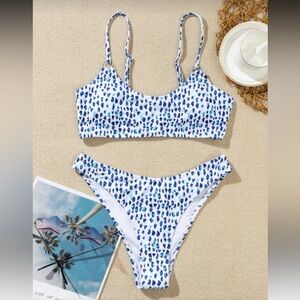 Shein Leopard Print Bikini Set